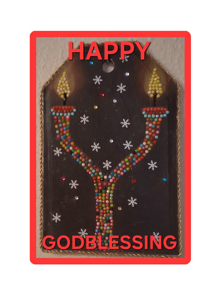 GodBlessing holiday diamond art craft by Dressmess