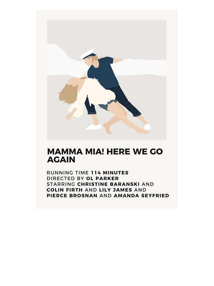 Mamma Mia Minimalist Poster by honeydesigns