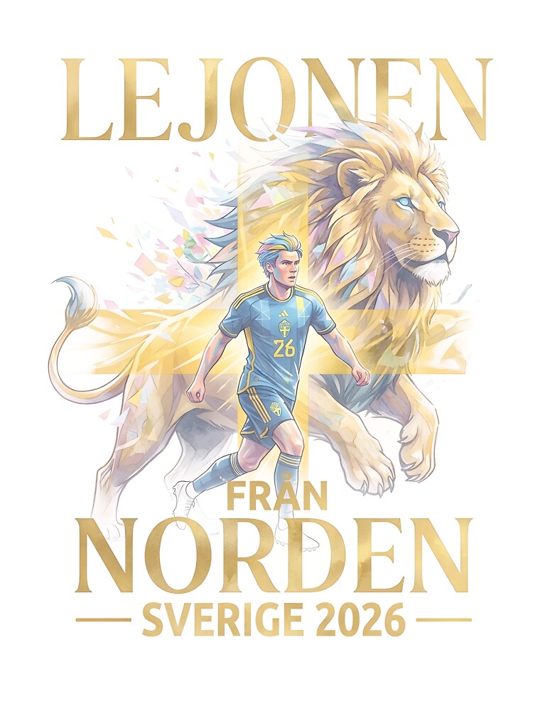 Lejonen Fran Norden Sweden World Cup 2026 by VoidAnimeStudio