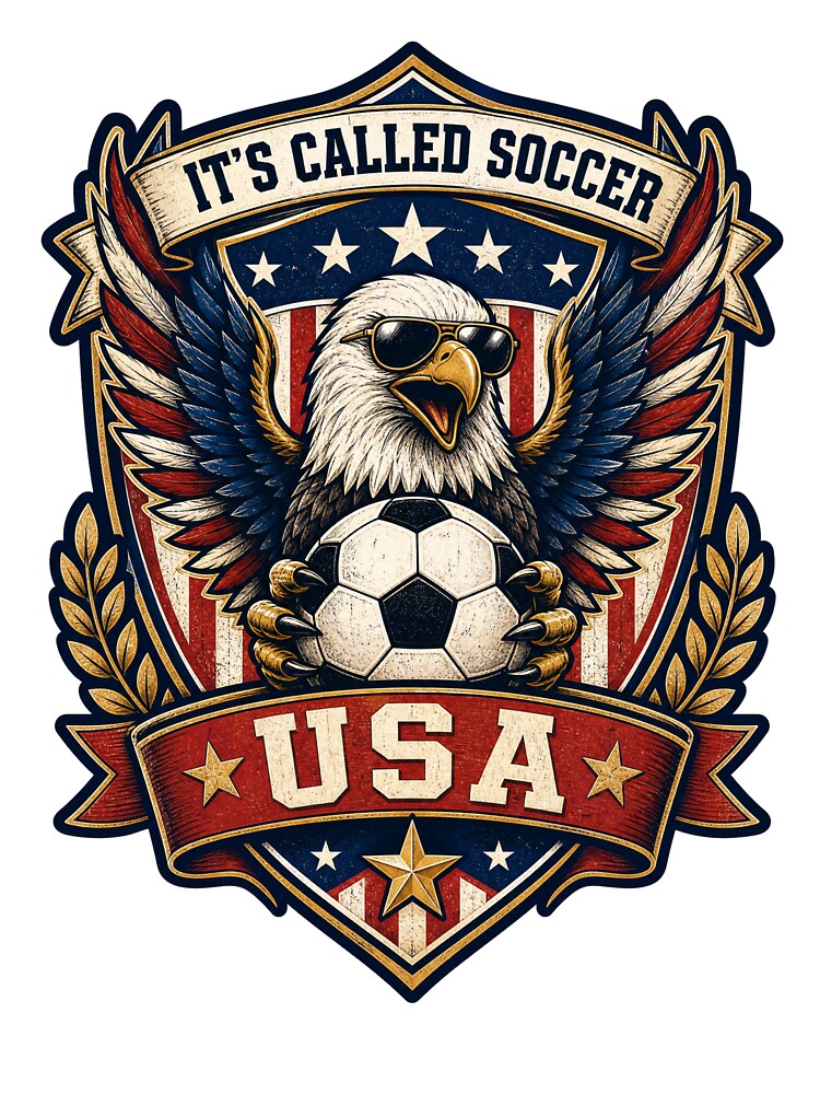 It's Called Soccer Funny USA Eagle World Cup by ChaosThreadsCo