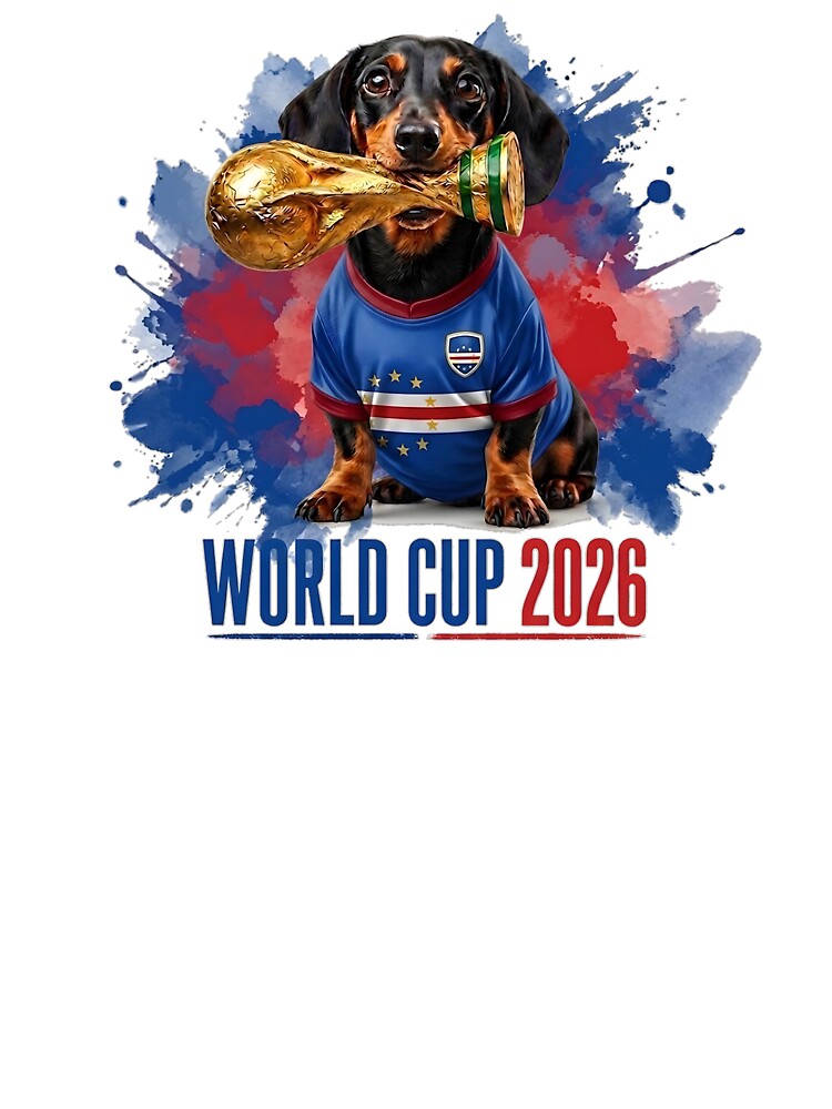 Dachshund Cape Verde World Cup 2026 by Jack n' Sally's