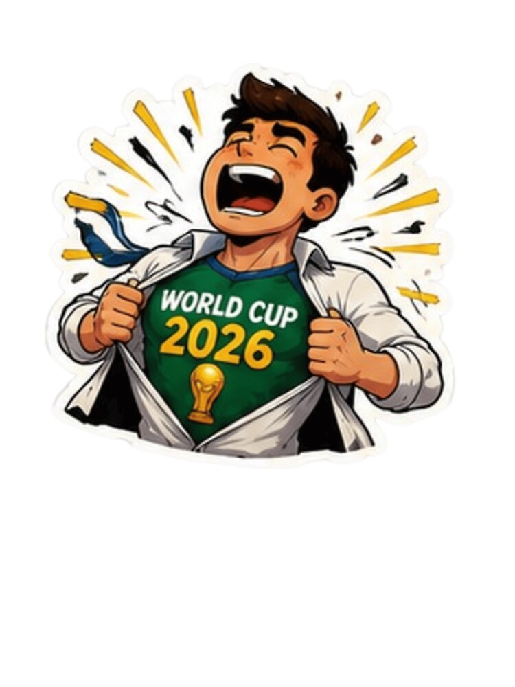 World Cup 2026 Super Fan Mode Funny Football by Pixanova
