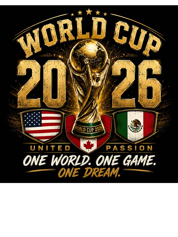 World Cup 2026 | One World One Game | Soccer Fan Design by Imperium-Studio