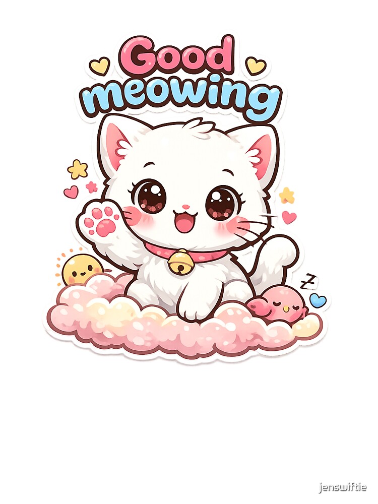 Kawaii cat by jenswiftie