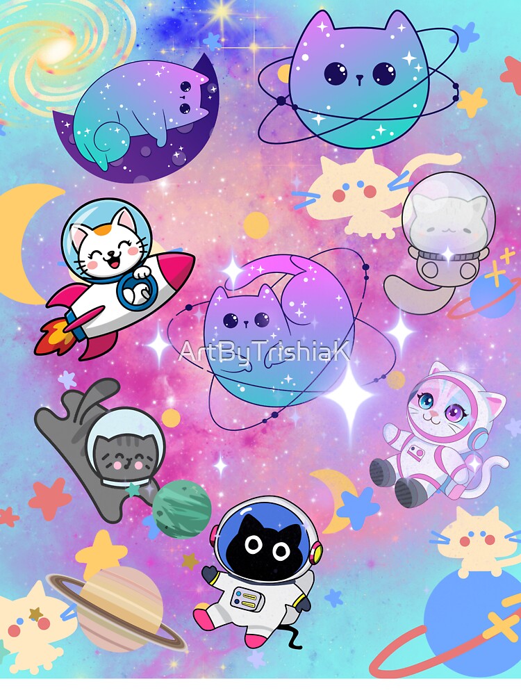Cats in Space by ArtByTrishiaK
