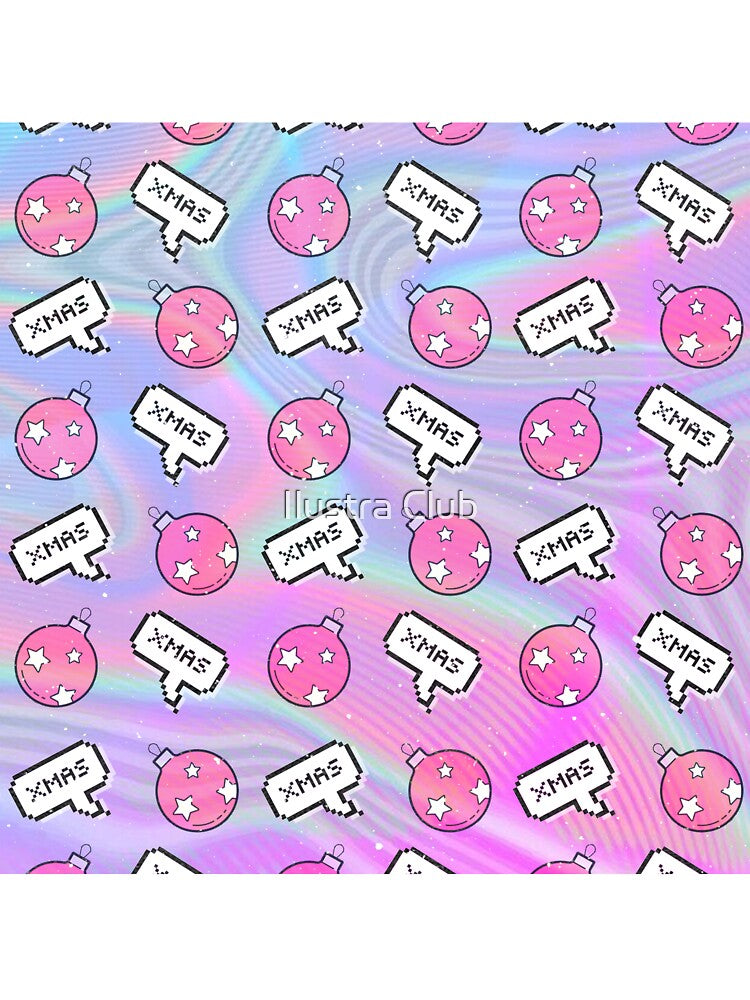 Merry Xmas aesthetic art by Ilustra Club