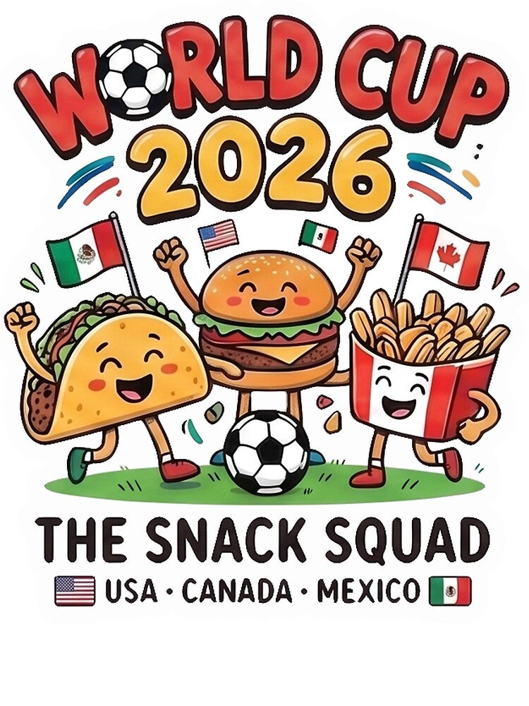 The Snack Squad: USA, Canada, Mexico - World Cup 2026 Soccer Food by KamilKfoon