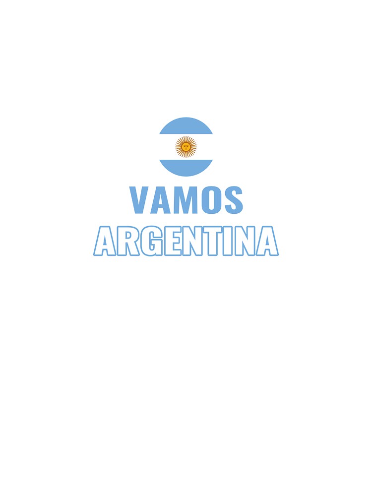 VAMOS ARGENTINA – Argentine Flag Fan Tee | Uncle Jichuan by Uncle-Jichuan