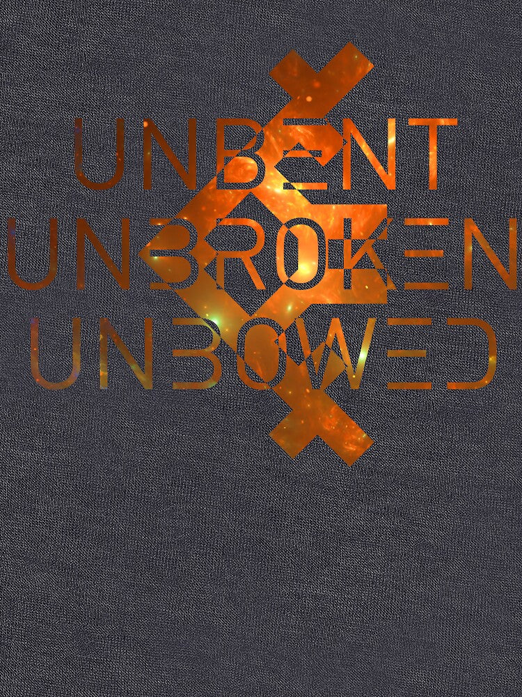 Unbent Unbroken Unbowed (Warm Toned Space Print) by ThemisMorze