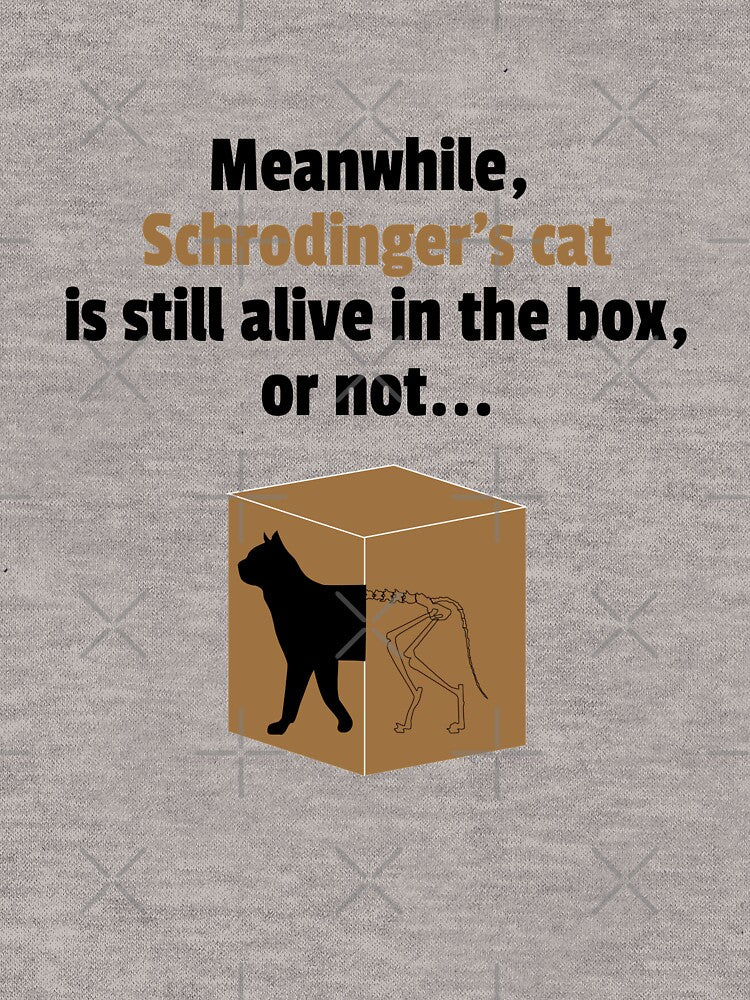 Meanwhile, Schrodinger’s cat is still alive in the box, or not... by Euskadaz