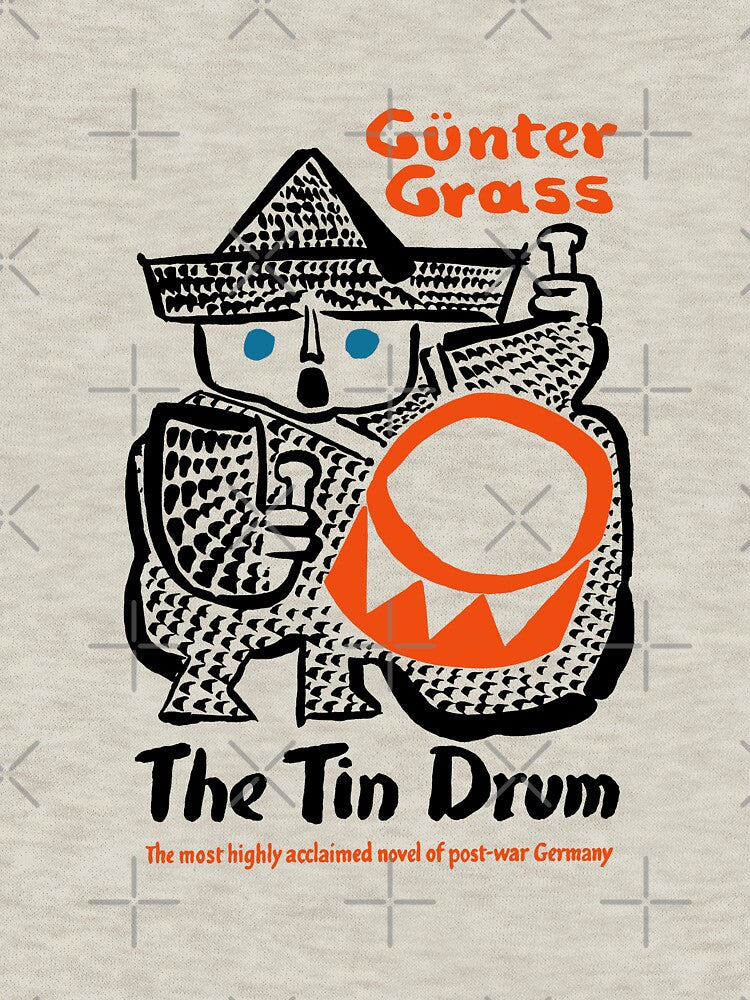 Book Cover The Tin Drum, Gunter Grass, 1962 by Julio Benitez