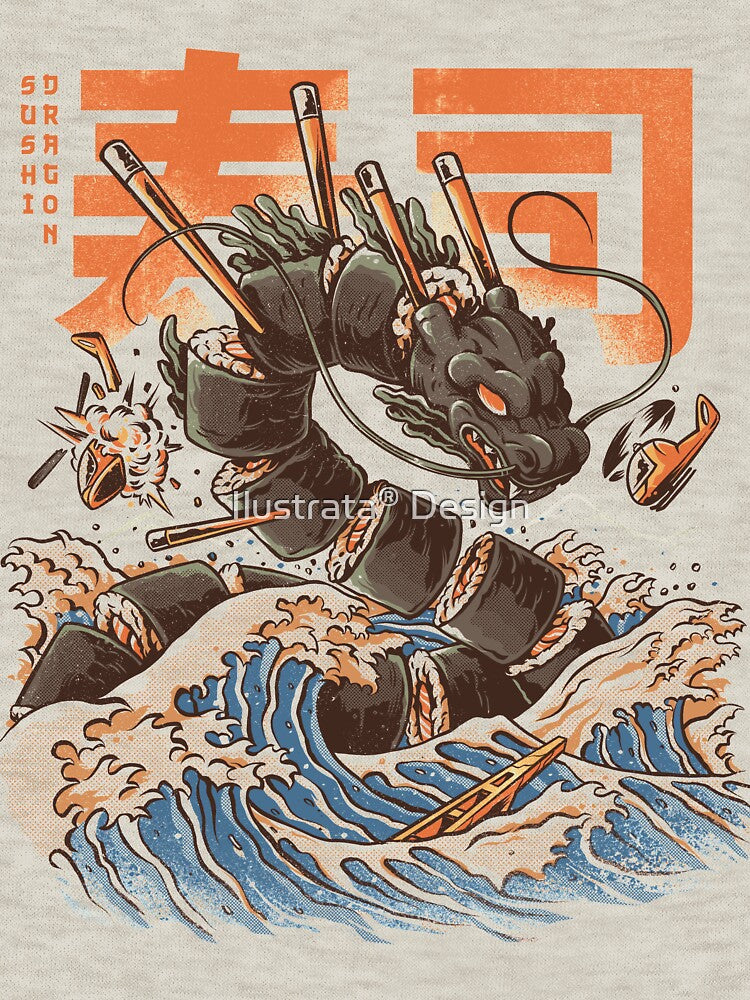 Great Sushi Dragon by Ilustrata®