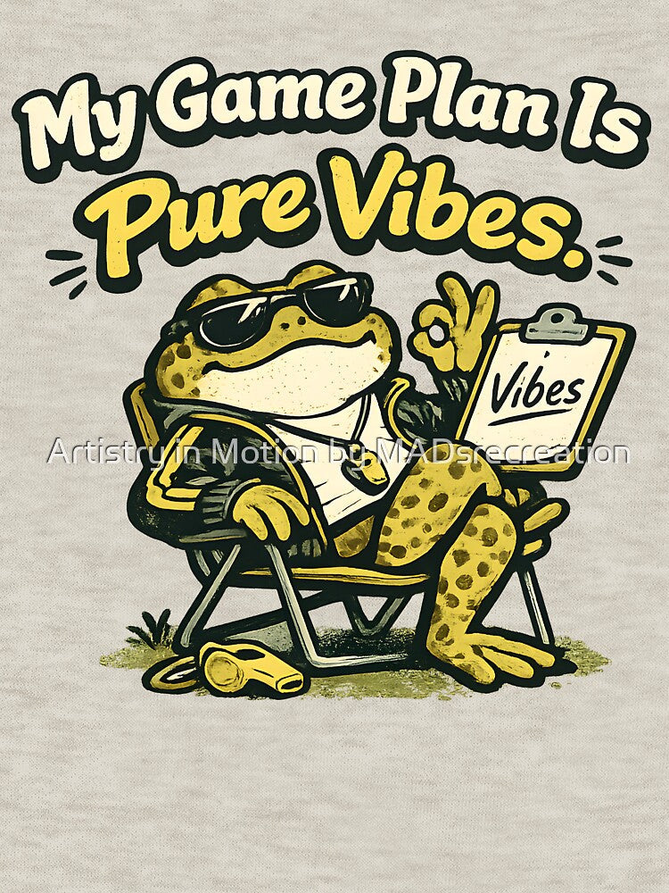 My Game Plan Is Pure Vibes – Zen Coach Toad Funny Soccer Coach Illustration by  Artistry in Motion by MADsrecreation