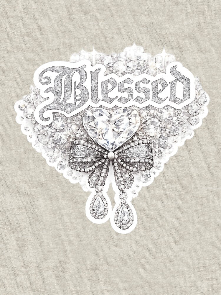 Blessed – Rhinestone Glam Faith Aesthetic Design by Aura.Creative