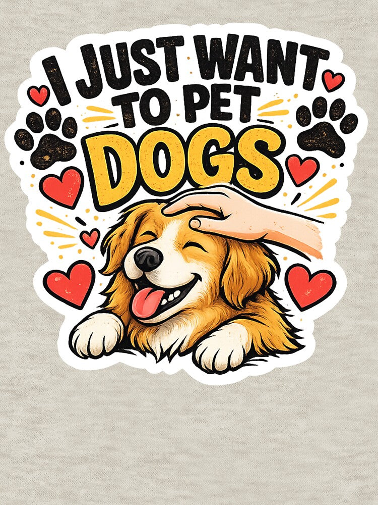 Cute Dog Lover Sticker Funny Pet Dogs Quote Design by InjeyArt