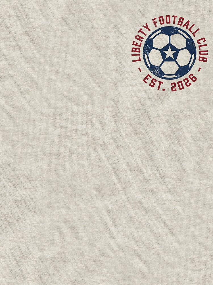 Liberty Football Club Vintage Badge - USA 2026 Soccer Logo by HappySproutArt