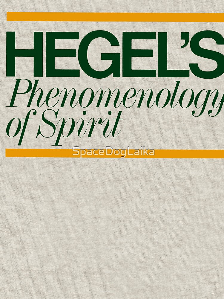 Hegels Phenomenology of Spirit - Book Cover, Aesthetic, Philosophy, Dialectics by SpaceDogLaika