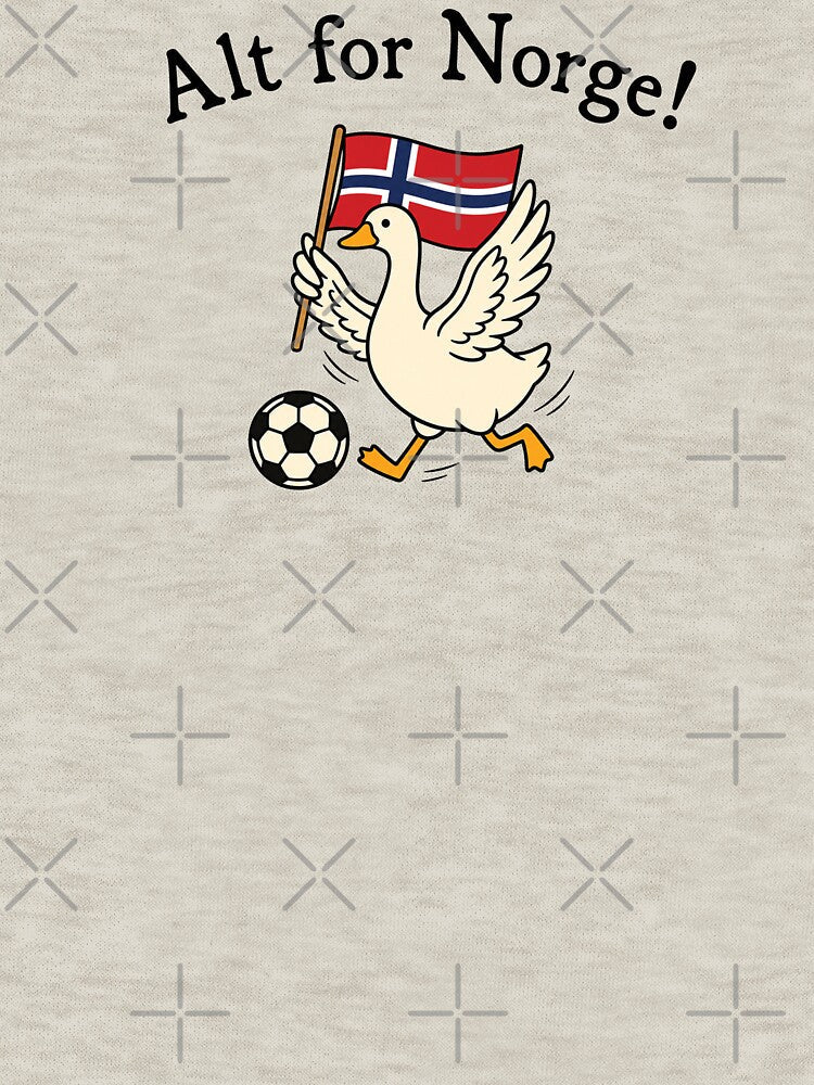 Alt for Norge! Norway, Norwegian Pride, Funny Goose by littlemiscat