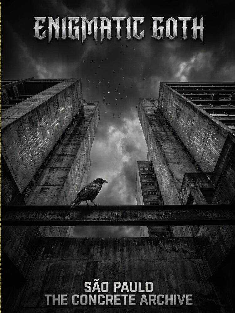 São Paulo The Concrete Archive - Enigmatic Goth Brutalist City Art by EnigmaticGoth