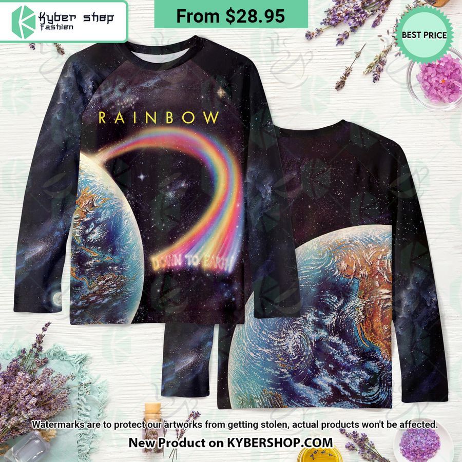 Rainbow Band Down To Earth Album Shirt