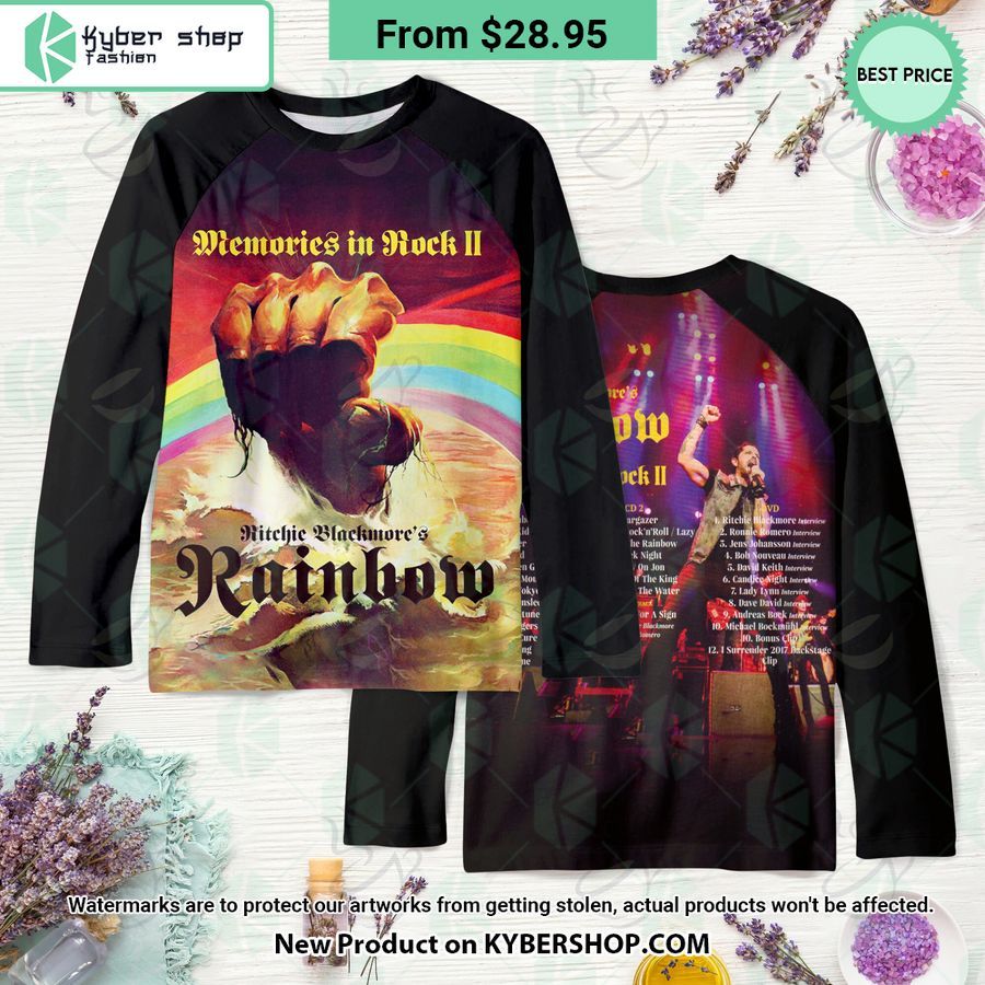 Rainbow Band Memories In Rock II Shirt