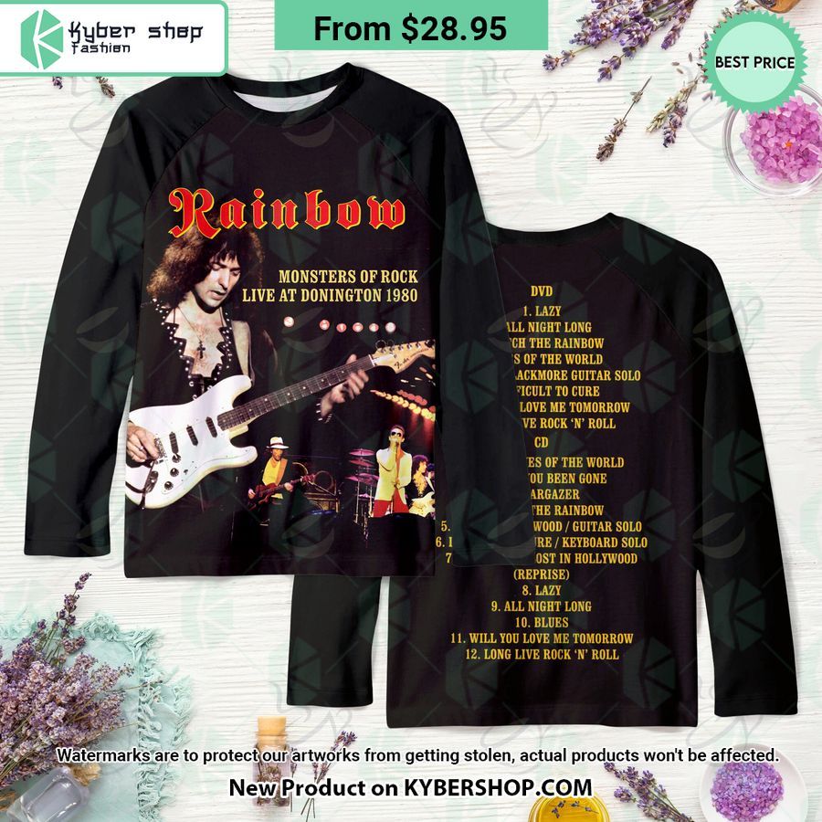 Rainbow Band Monsters Of Rock Album Shirt