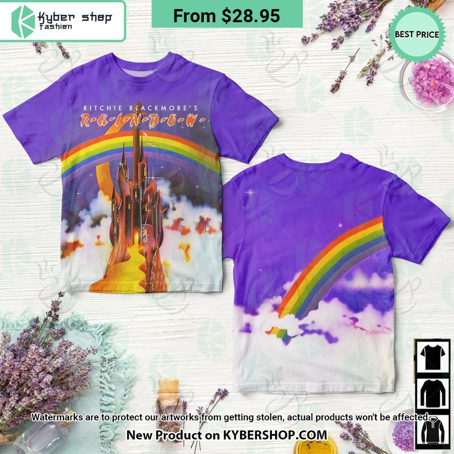 Rainbow Band Ritchie Blackmore’s Rainbow Album Shirt