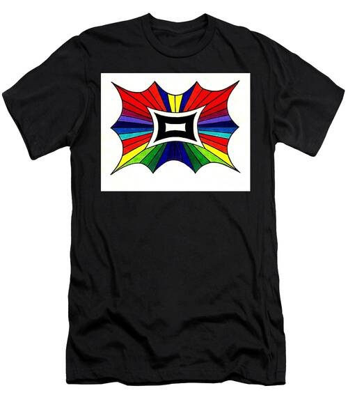 Rainbow Colors Abstract Butterfly T-Shirt