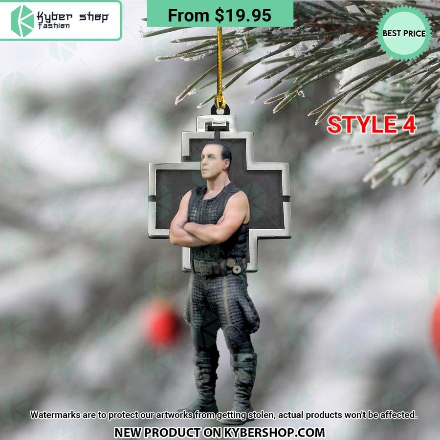 Rammstein Band Christmas Ornament