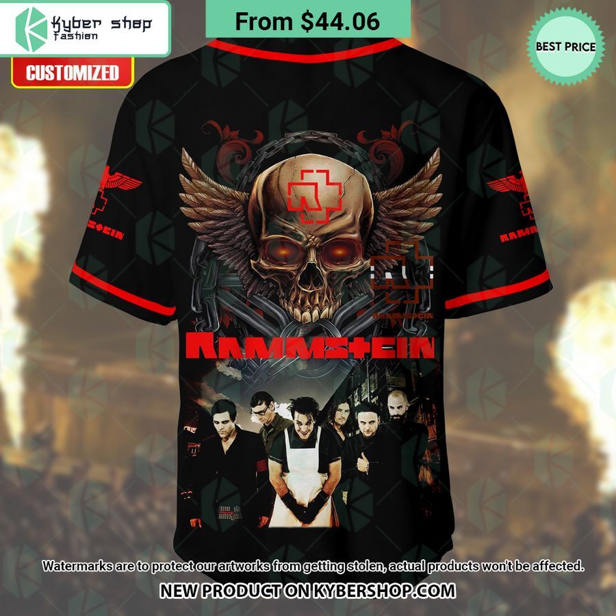 Rammstein Band CUSTOM Baseball Jersey