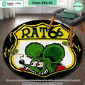 Rat 66 Hot Rod Round Rug