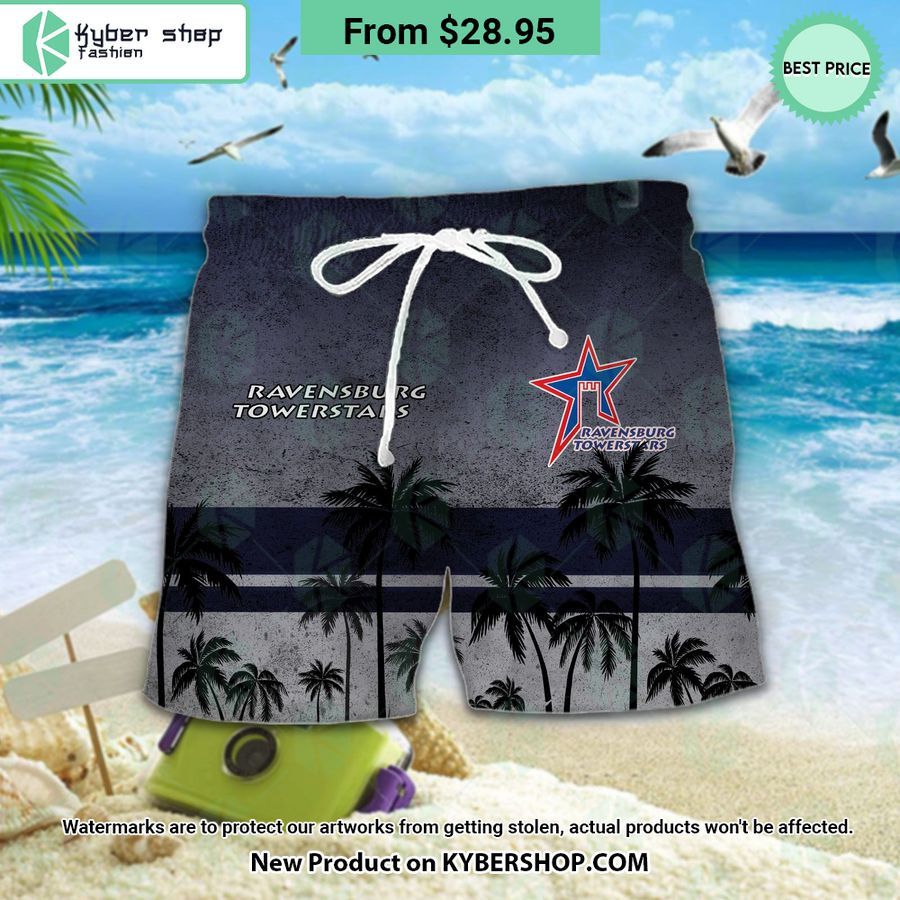 Ravensburg Towerstars Hawaiian Shirt and Shorts