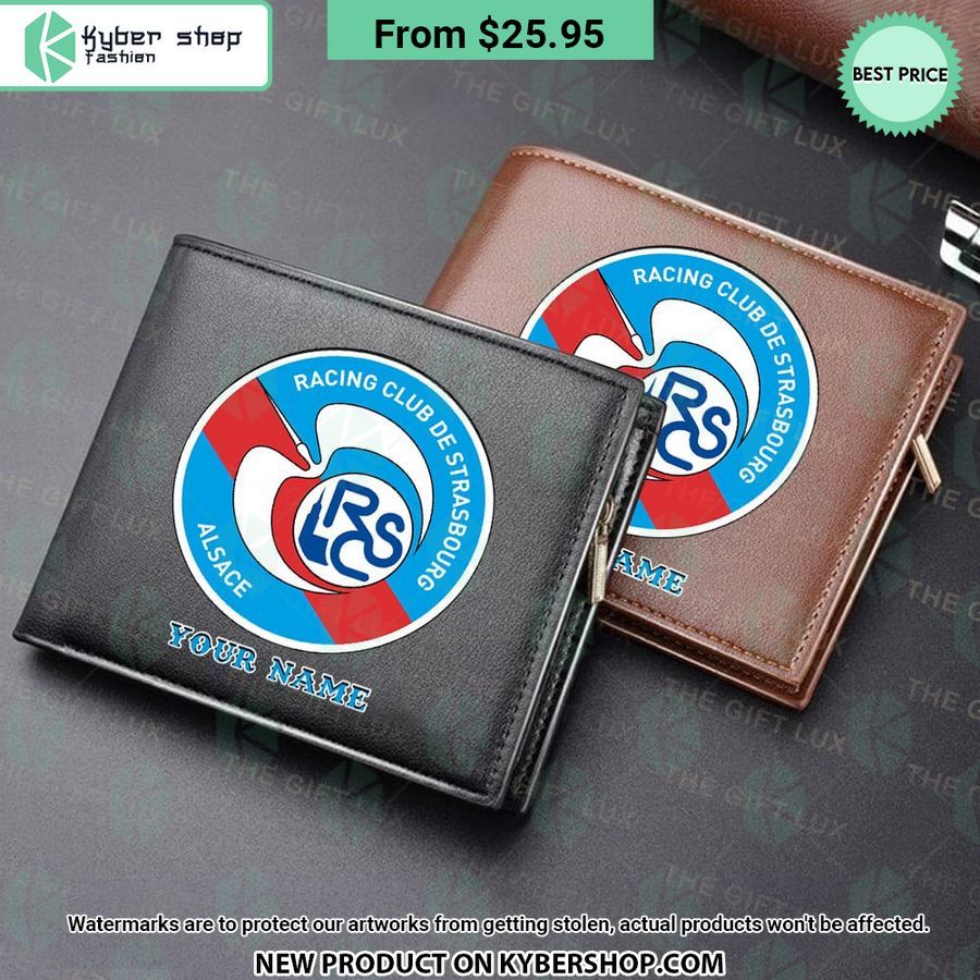RC Strasbourg Alsace CUSTOM Leather Wallet