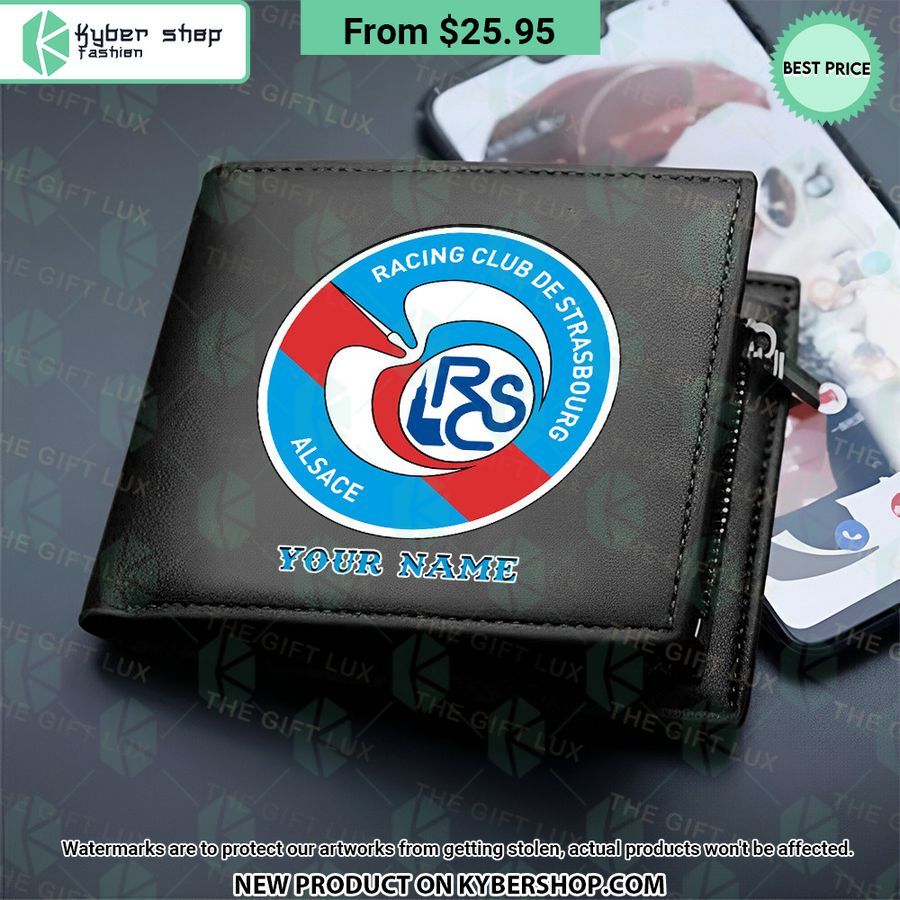 RC Strasbourg Alsace CUSTOM Leather Wallet