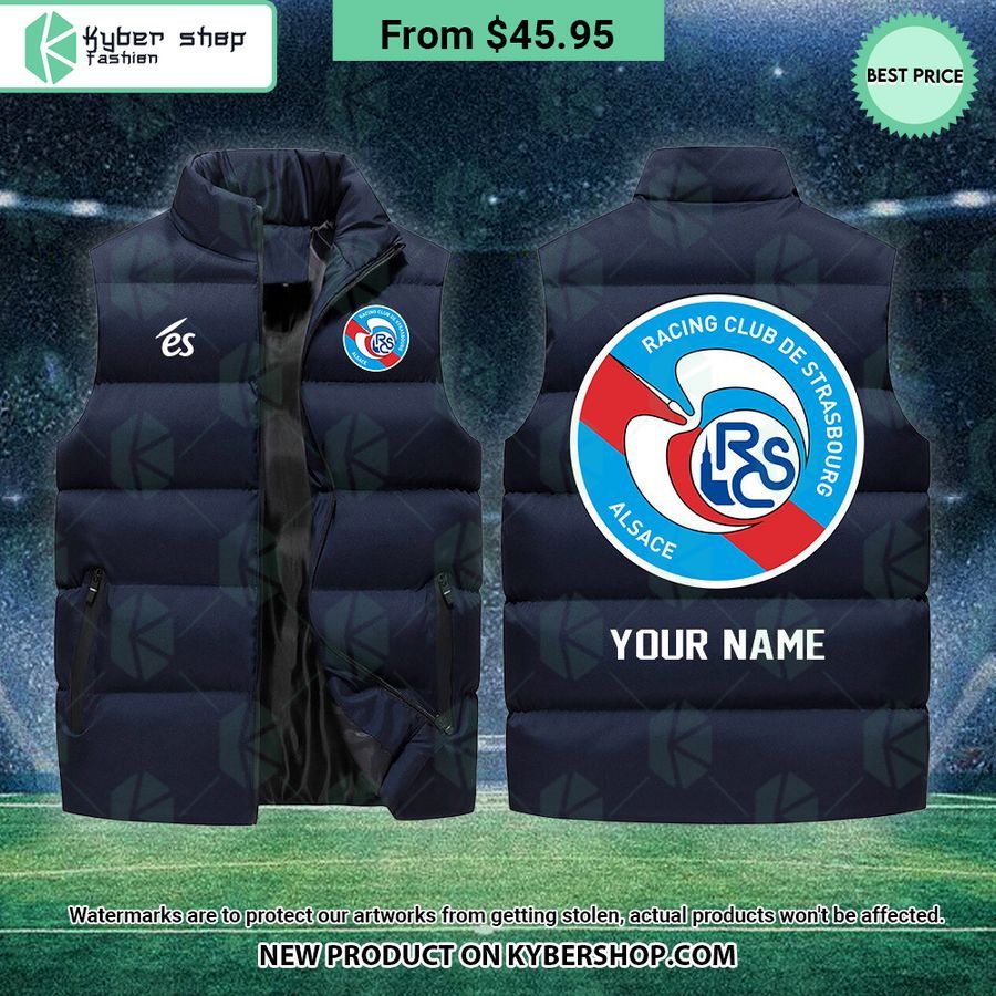 RC Strasbourg Alsace CUSTOM Sleeveless Puffer Down Jacket