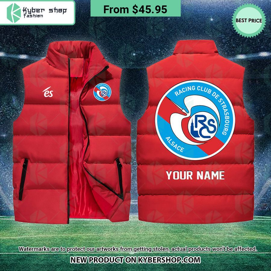 RC Strasbourg Alsace CUSTOM Sleeveless Puffer Down Jacket