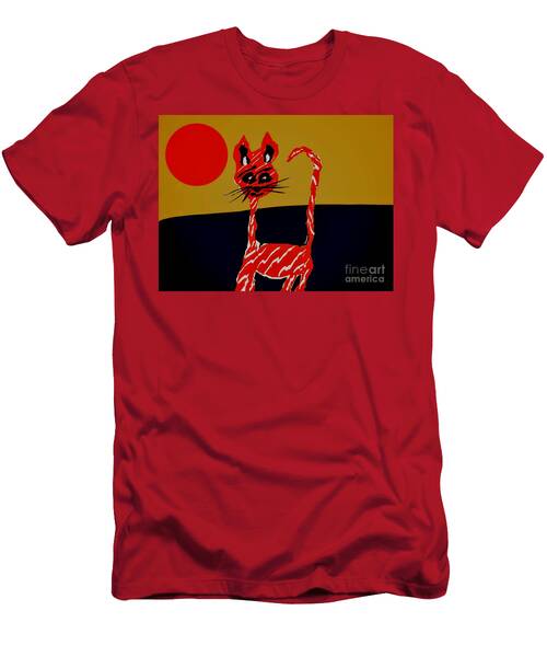 Red Cat Meow T-Shirt