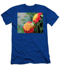 Red Gold Dahlia Pair With Bud T-Shirt