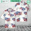 Red White And Blue 4th Of July Hawaiian Shirt