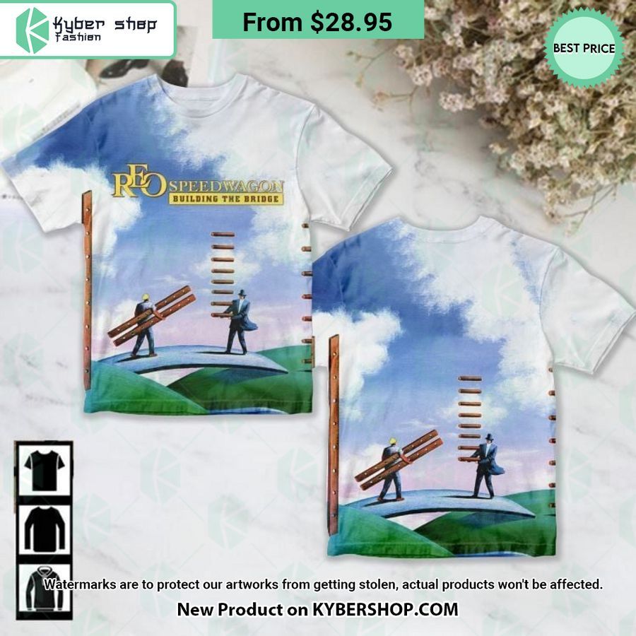 REO Speedwagon Building The Bridge Album Shirt