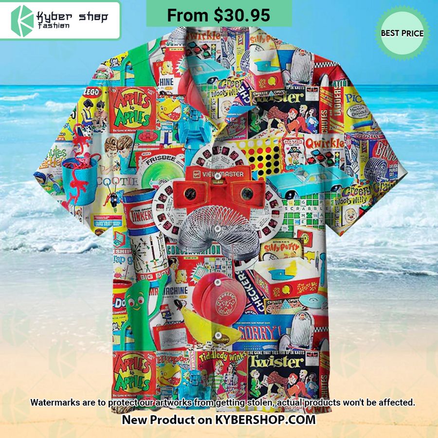 Retro Vintage Toys Hawaiian Shirt