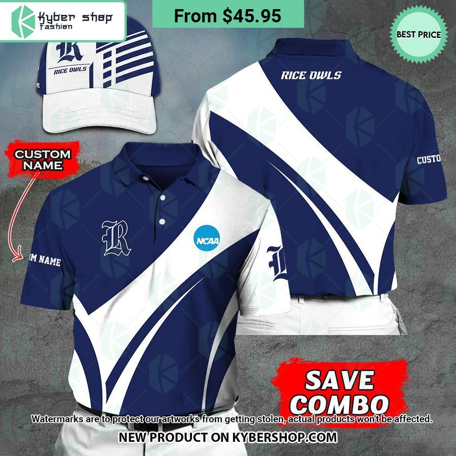 Rice Owls CUSTOM Polo Shirt, Cap