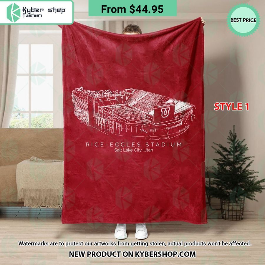 Rice–Eccles Stadium Utah Utes Blanket
