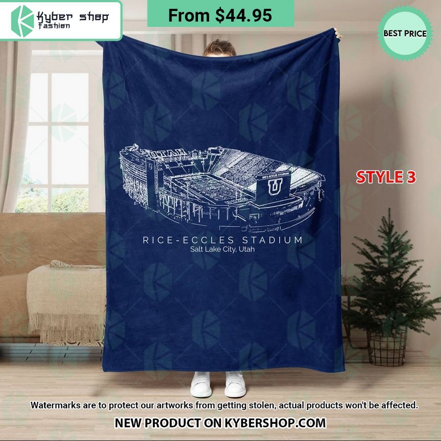 Rice–Eccles Stadium Utah Utes Blanket