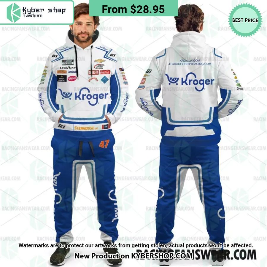 Ricky Stenhouse Jr Nascar 2023 Racing Uniform Hoodie