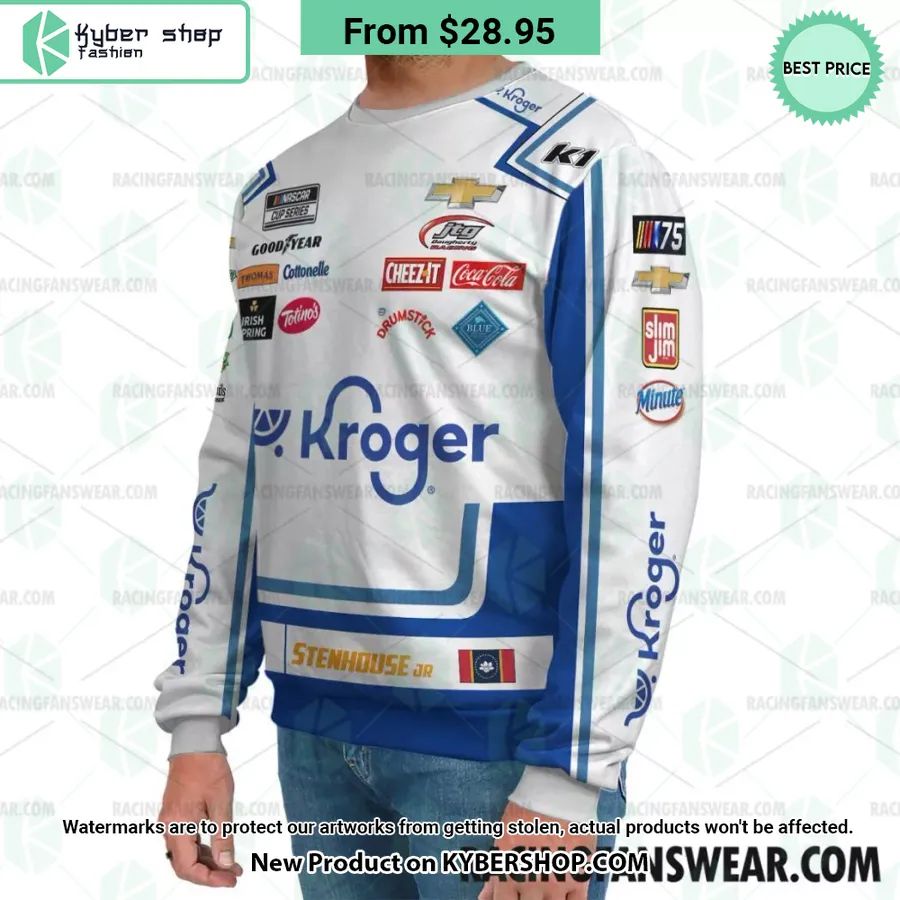 Ricky Stenhouse Jr Nascar 2023 Racing Uniform Hoodie