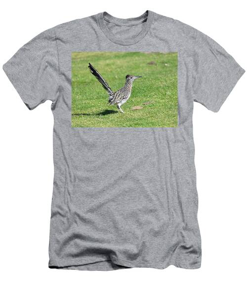 Roadrunner With Upright Tail On The Grass In California T-Shirt