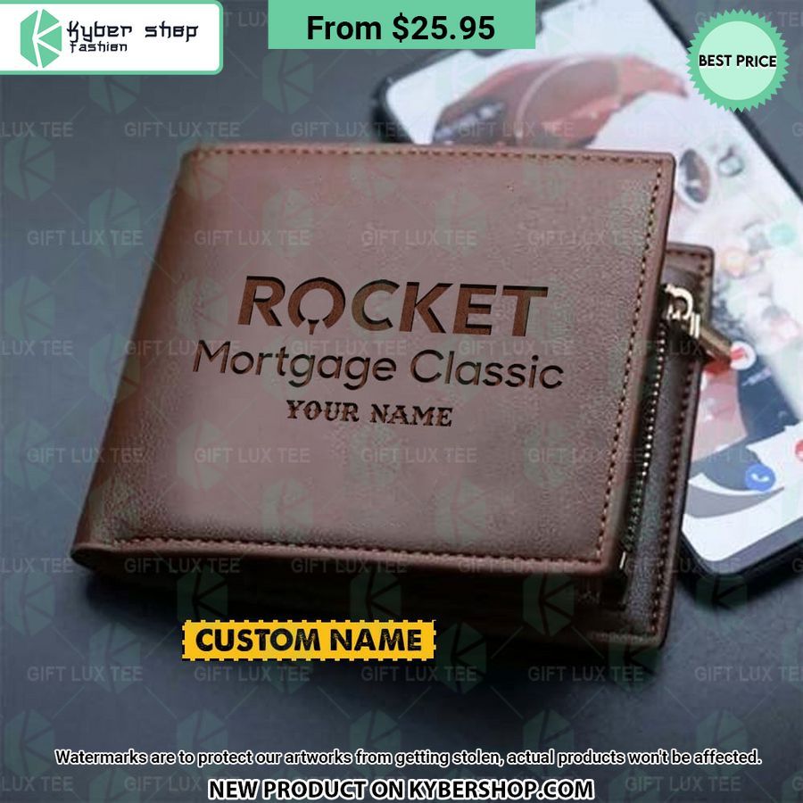 Rocket Mortgage Classic CUSTOM Leather Wallet