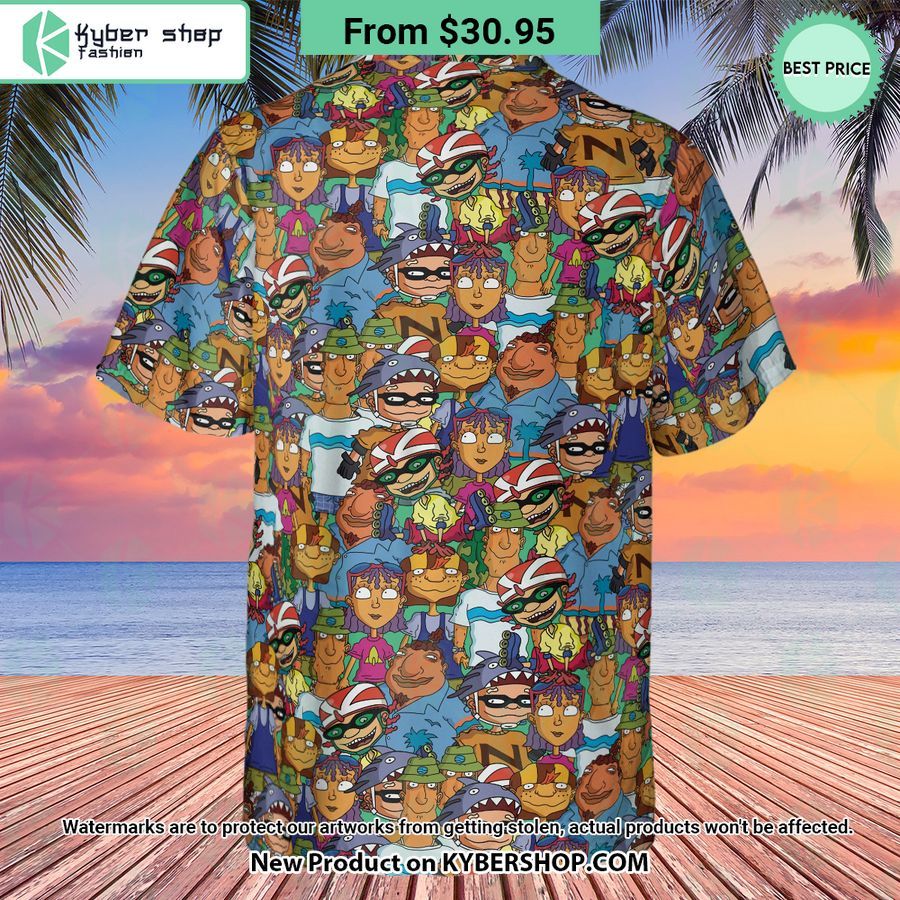 Rocket Power Characters Hawaiian Shirt