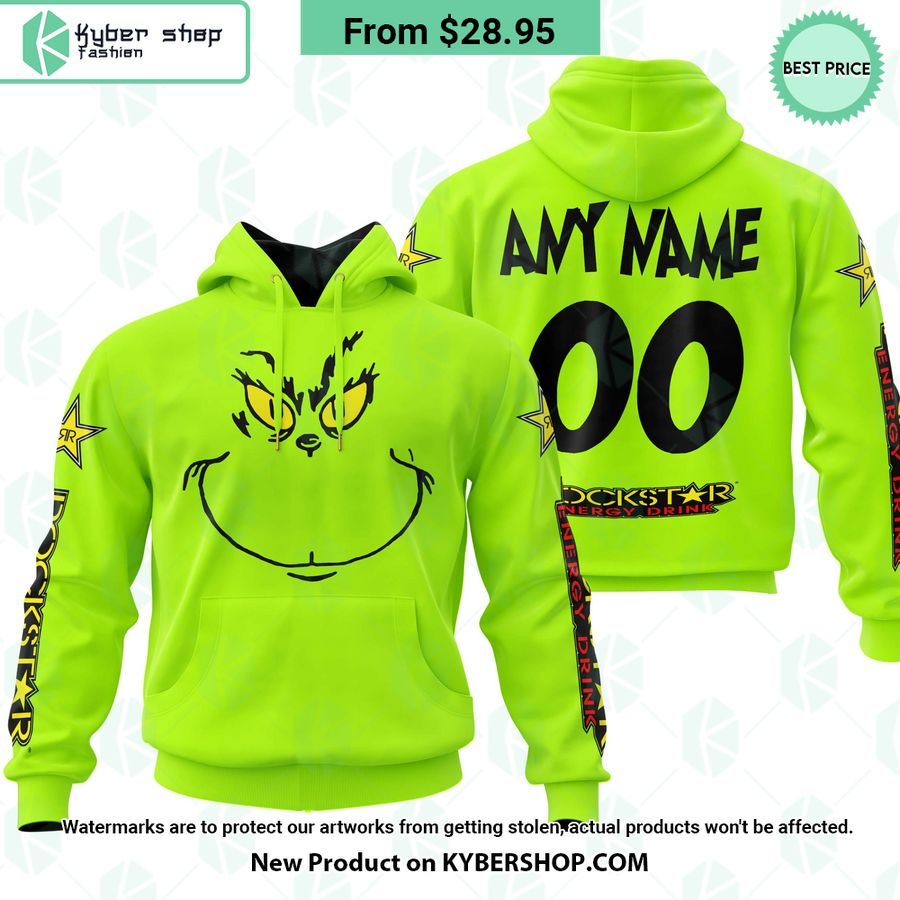 Rockstar Energy Grinch CUSTOM Hoodie